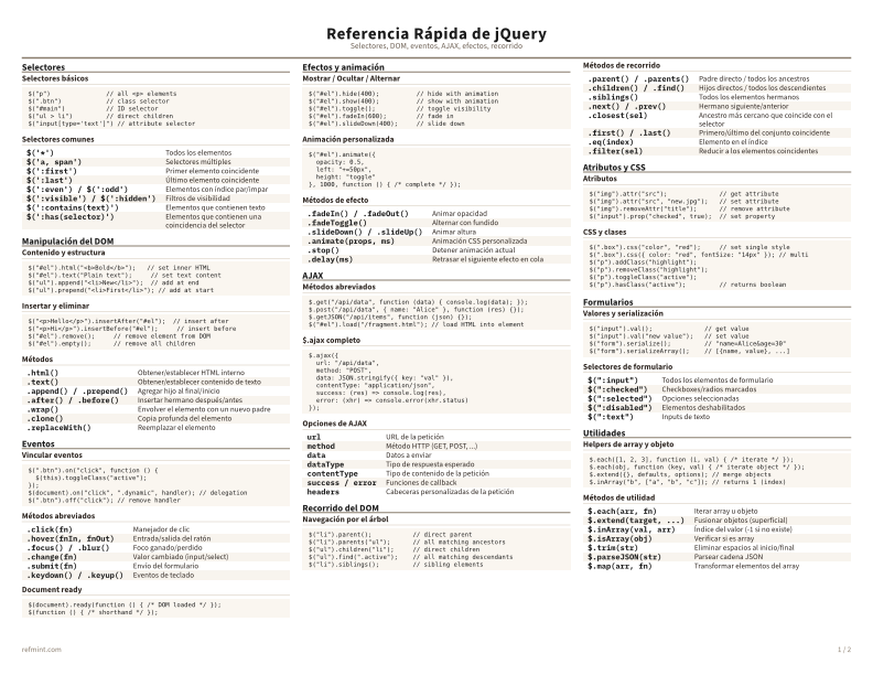 Referencia Rápida de jQuery Color thumbnail
