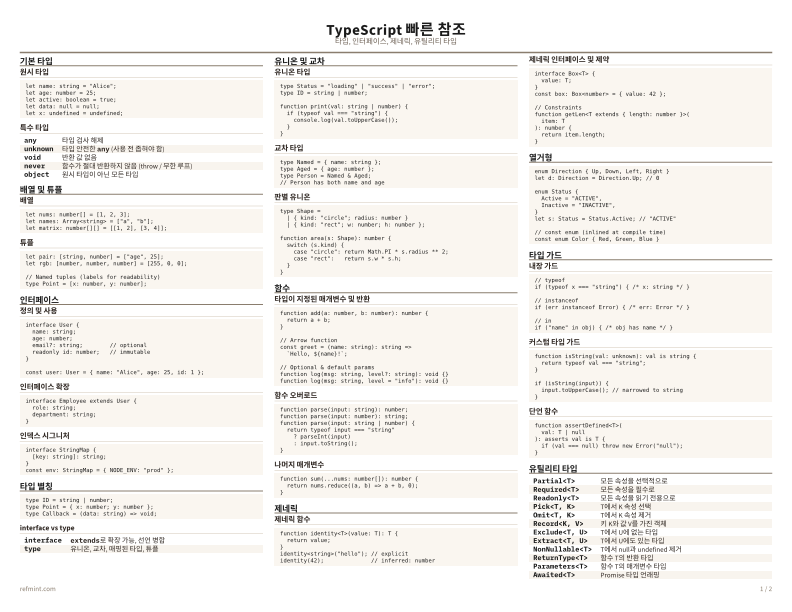 TypeScript 빠른 참조 컬러 thumbnail